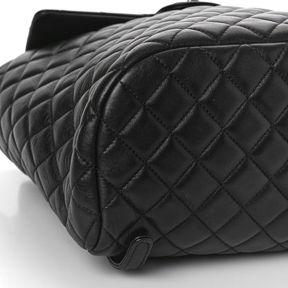 Chanel Lambskin Quilted Large Urban Spirit Backpack Black 8 of 9