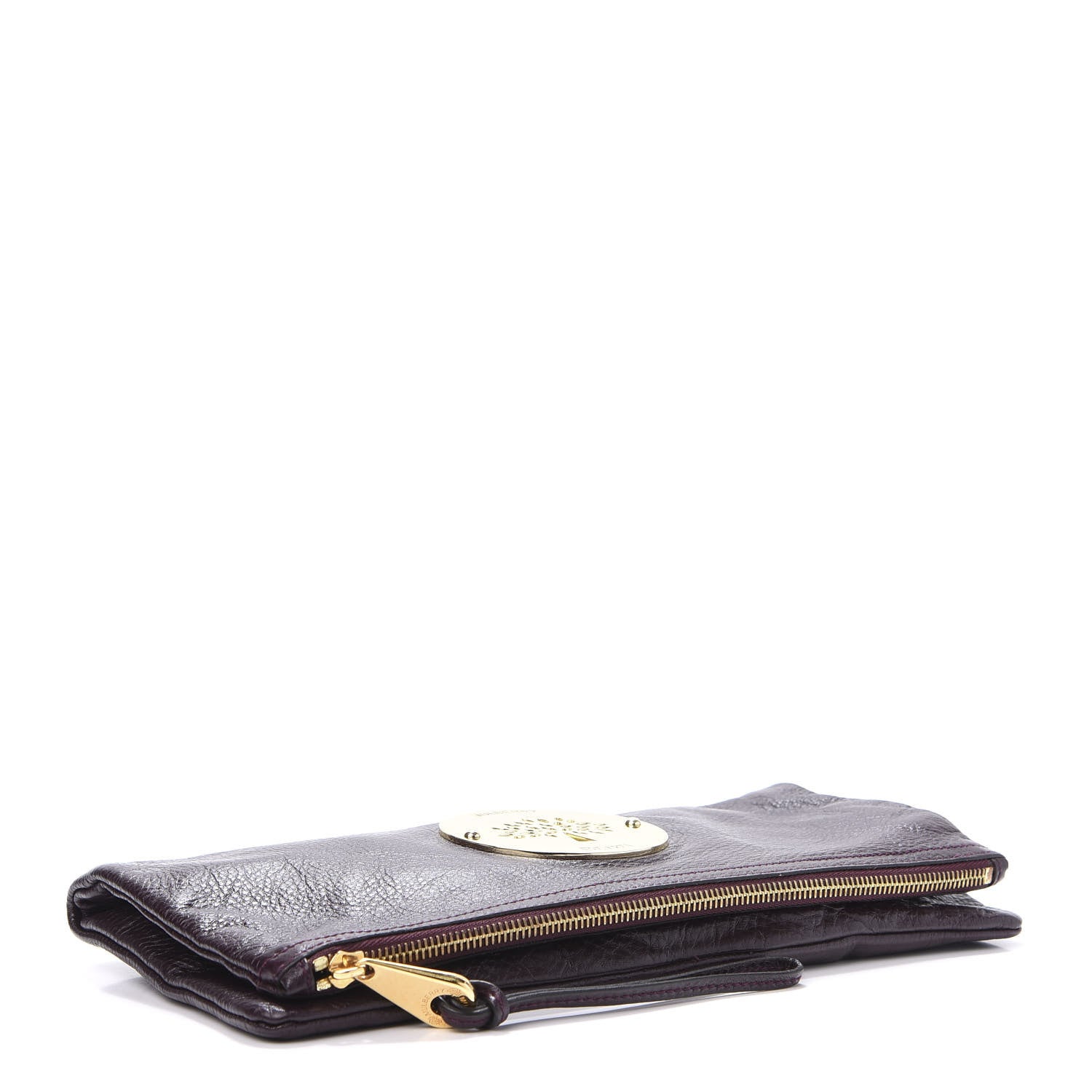 Mulberry Spongy Pebbled Calfskin Daria Clutch Oxblood 4 of 9