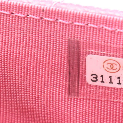 Chanel Caviar Pearl Quilted Coco Candy Wallet Pink 7 of 7