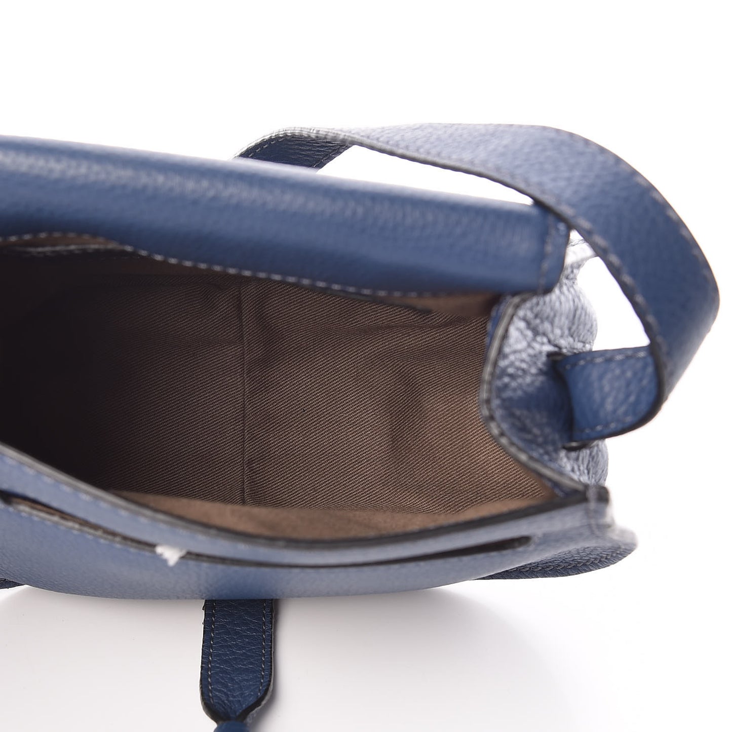 Calfskin Mini Marcie Round Crossbody Bag Royal Navy
