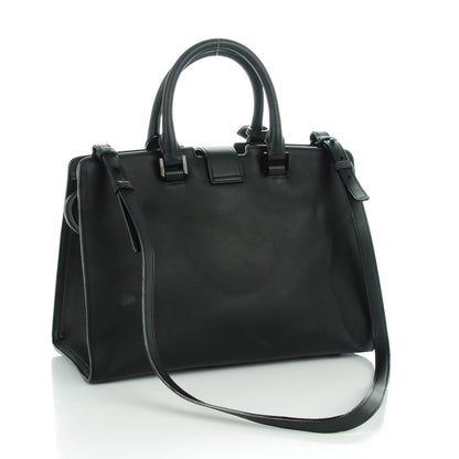 Saint Laurent Calfskin Small Monogram Cabas Black 3 of 7