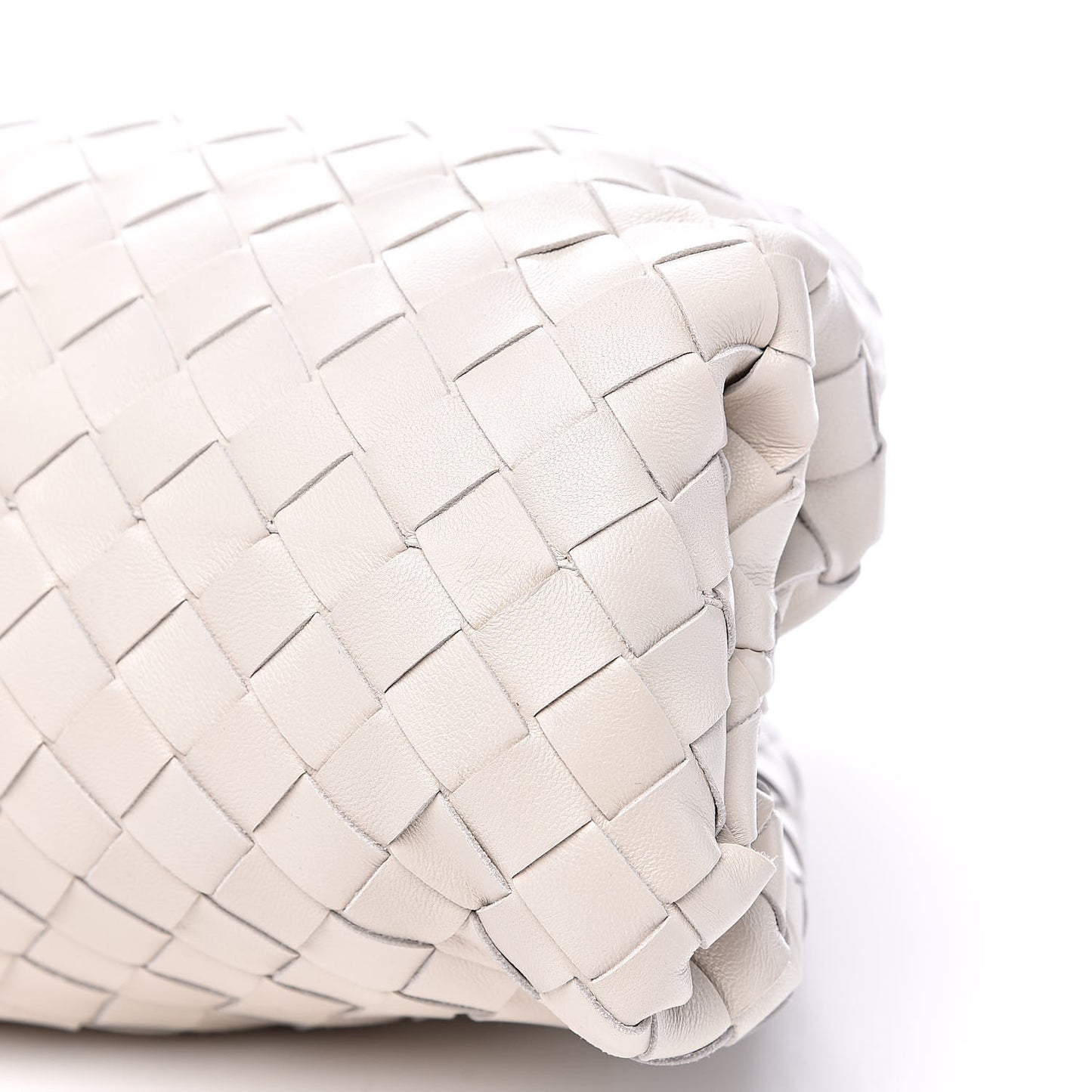 Nappa Maxi Intreccio The Pouch Oversized Clutch Plaster