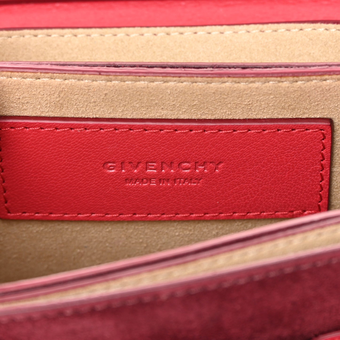 Goatskin Suede Mini GV3 Shoulder Bag Pink Aubergine