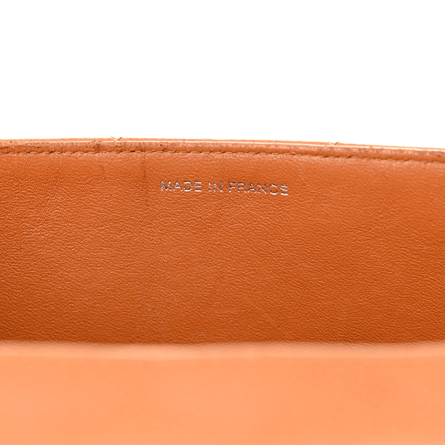 Caviar Quilted Briefcase Laptop Bag Light Brown