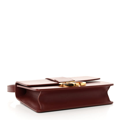 Christian Dior Smooth Calfskin 30 Montaigne Flap Bag Burgundy 4 of 11