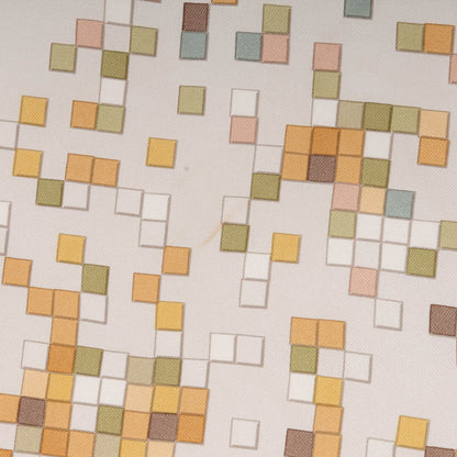 Hermes Silk Mosaique Au 24 Scarf 90 Gris Perle Tabac Blanc 6 of 6