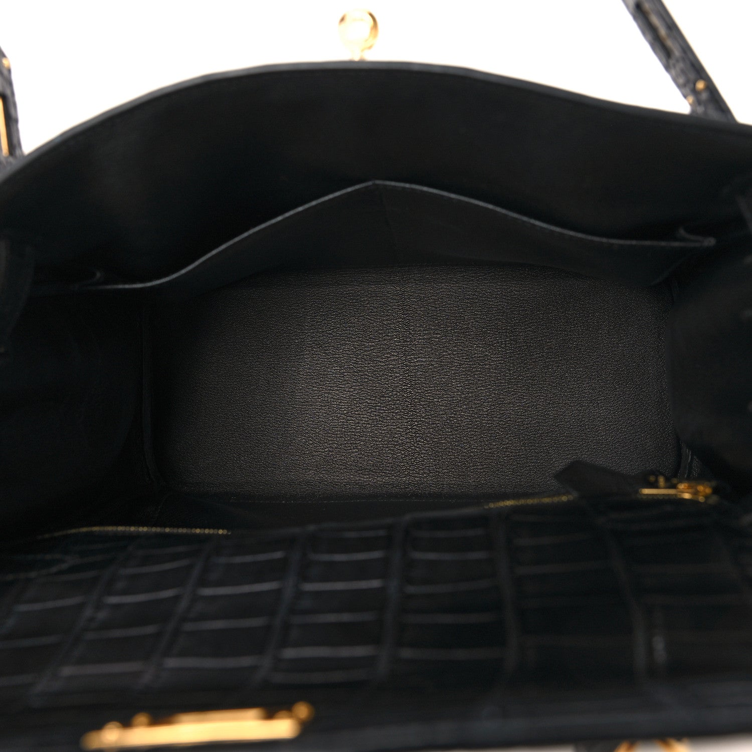 Hermes Matte Alligator Kelly Retourne 28 Black 5 of 11