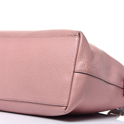 Gucci Dollar Calfskin GG Charm Dome Satchel Soft Pink 10 of 10