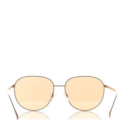 Fendi Metal Aviator Sunglasses FF 0379/G/S Gold 7 of 8