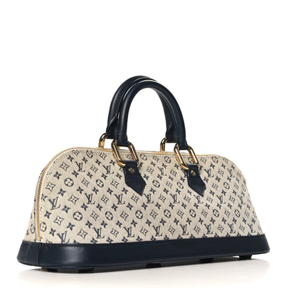 Louis Vuitton Mini Monogram Alma Long Blue 3 of 9
