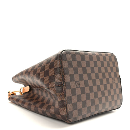 Louis Vuitton Damier Ebene Neonoe MM Safran 4 of 11