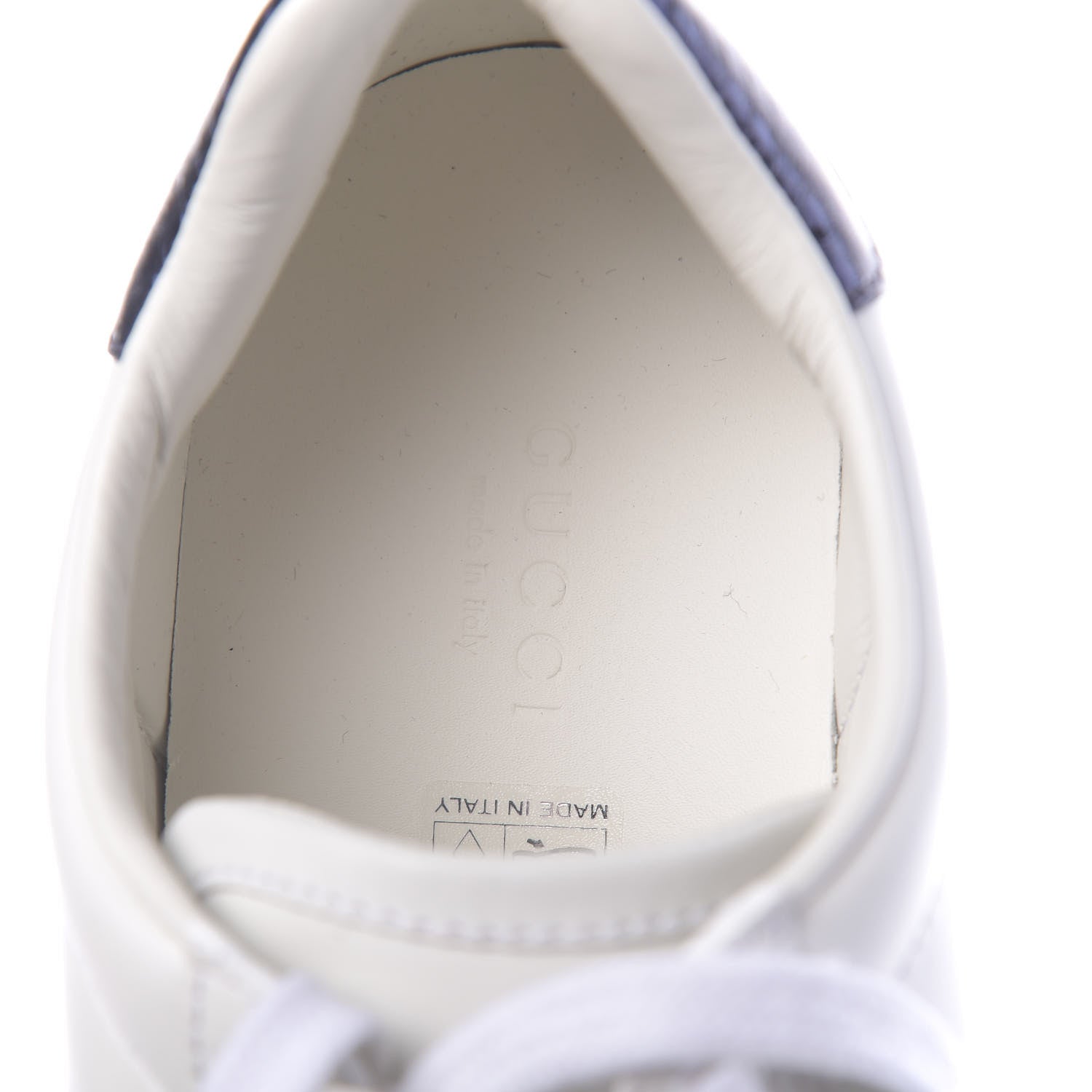 Gucci Calfskin Ayers Crystal Panther Embroidered Womens Ace Sneakers 38 White 8 of 11