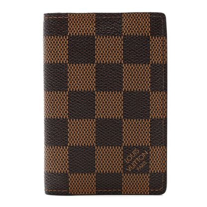 Louis Vuitton Damier Ebene Pocket Organizer NM 1 of 10