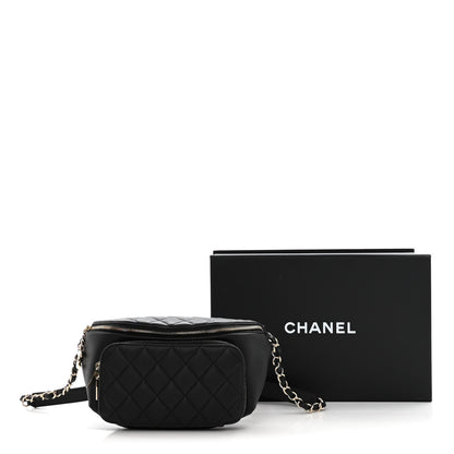 Chanel Caviar Quilted Business Affinity Waist Belt Bag Black 12 of 12