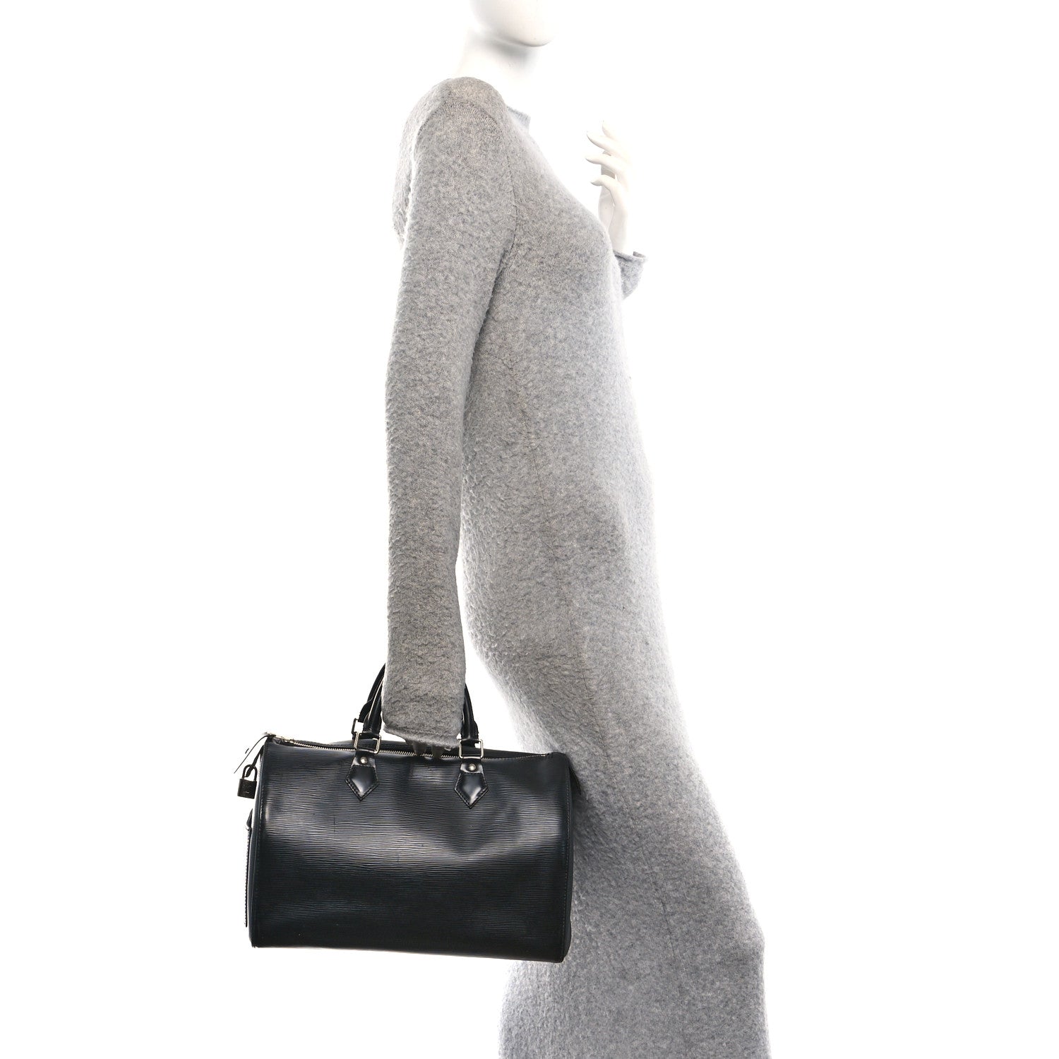 Louis Vuitton Epi Speedy 30 Black 2 of 11