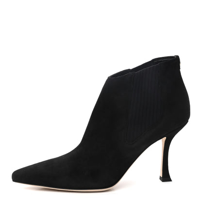 Jimmy Choo Suede Maiara 90 Ankle Boots 39.5 Black 1 of 9