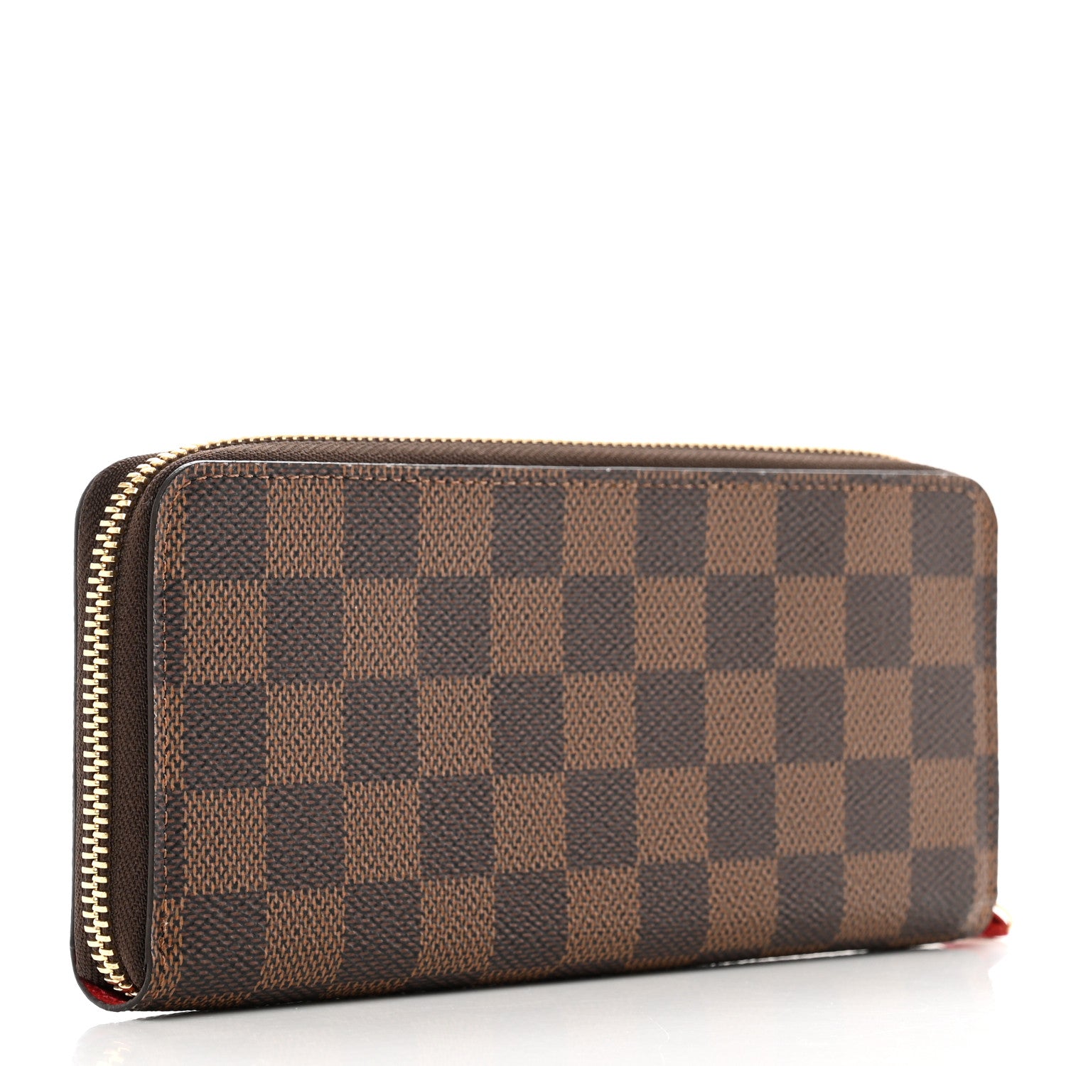 Louis Vuitton Damier Ebene Clemence Wallet Cherry 3 of 7
