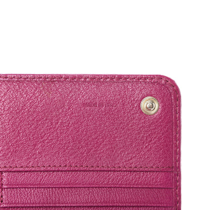 Burberry Haymarket Check Continental Wallet Rhubarb Pink 7 of 10