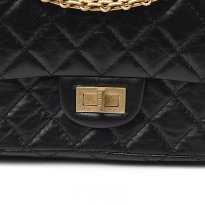 Chanel Aged Calfskin Quilted 2.55 Reissue Mini Flap Black 10 of 11