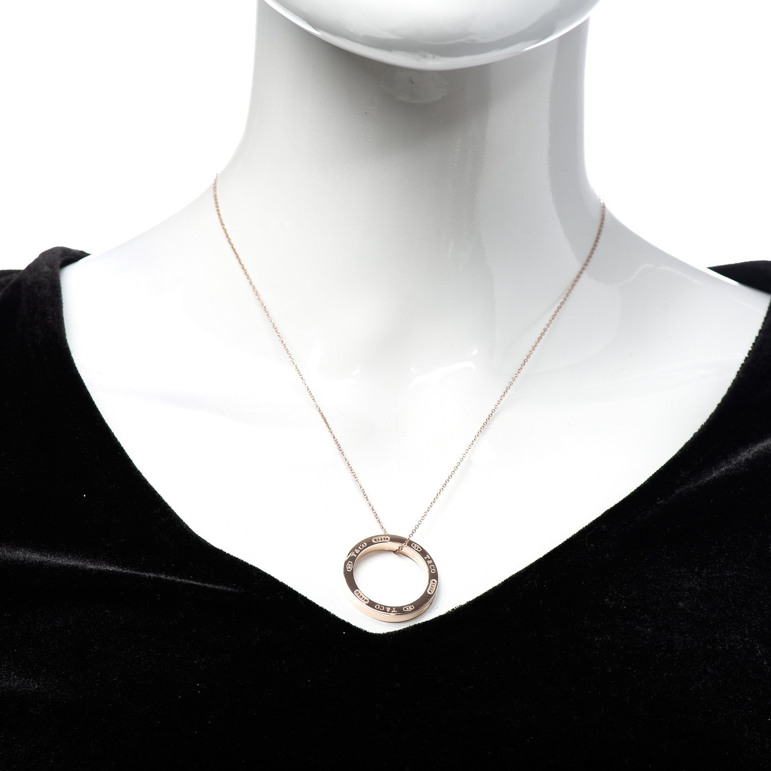 Tiffany Rubedo 1837 Circle Pendant Necklace 2 of 5