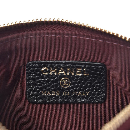 Chanel Caviar Quilted Small Cosmetic Case Black 6 of 8