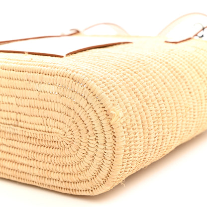 Loewe Raffia Square Small Basket Tote Bag Natural White 9 of 12