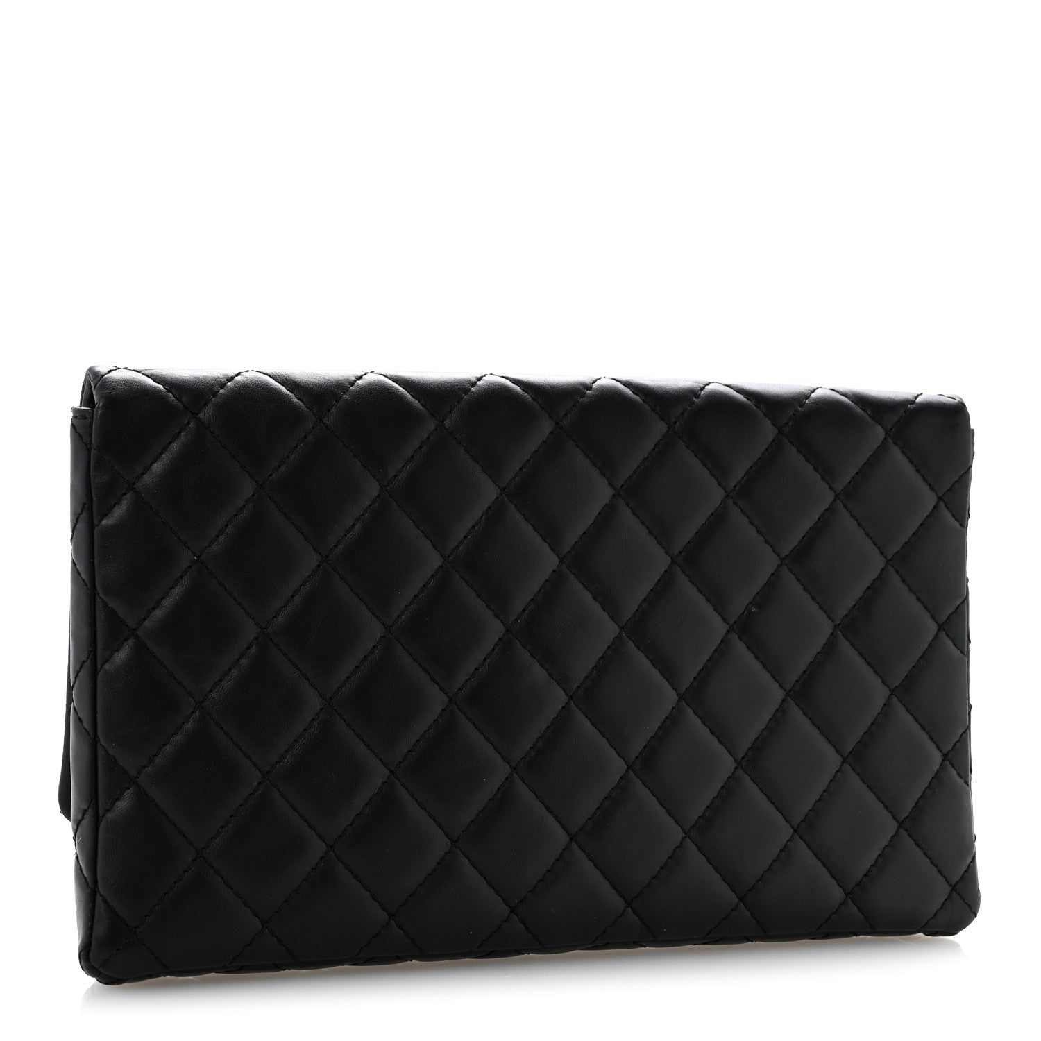Chanel Aged Calfskin Quilted Reissue 2.55 Clutch Black 3 of 10