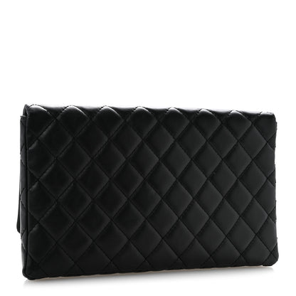 Chanel Aged Calfskin Quilted Reissue 2.55 Clutch Black 3 of 10