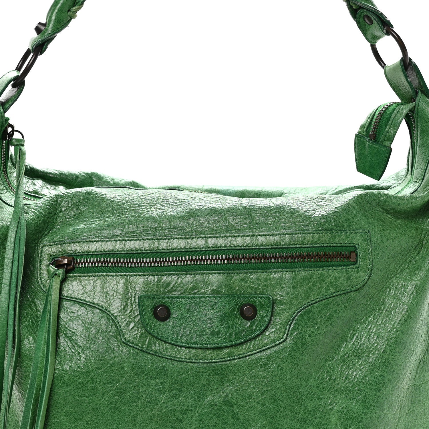 Balenciaga Agneau Classic Hardware Day Hobo Pommier 9 of 11