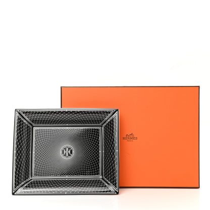 Hermes Porcelain H Deco Change Tray Black 8 of 8