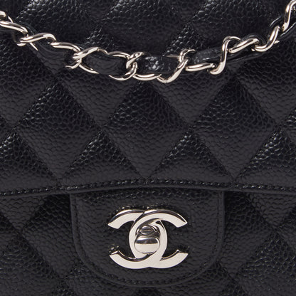 Chanel Caviar Quilted Medium Double Flap Black 8 of 10