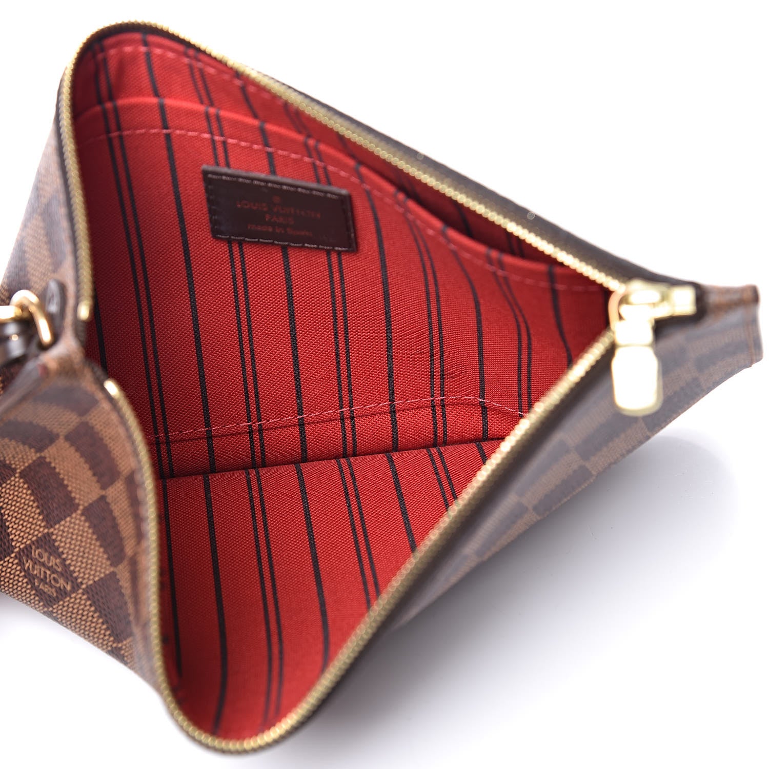 Louis Vuitton Damier Ebene Neverfull MM GM Pochette 5 of 7