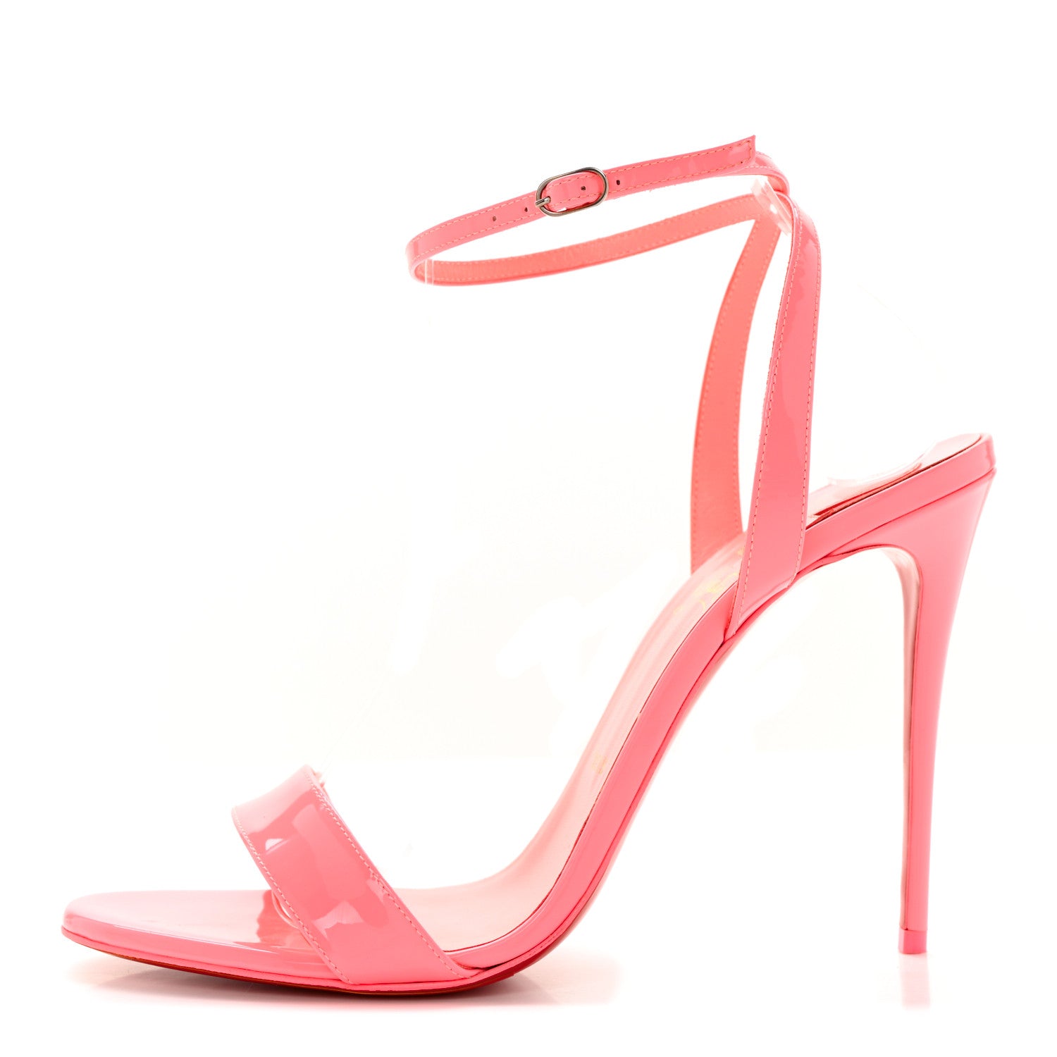 Christian Louboutin Patent Loubigirl 100 Sandals 40 Pink 1 of 13