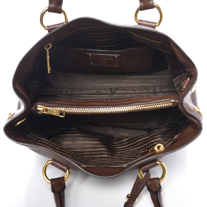 Prada Vitello Daino Shopping Tote Bruciato 5 of 7