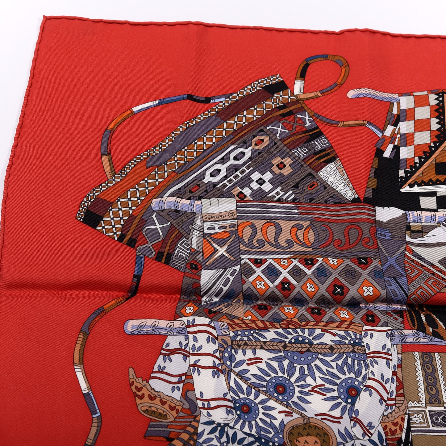 Silk Voyage En Etoffes Scarf 90