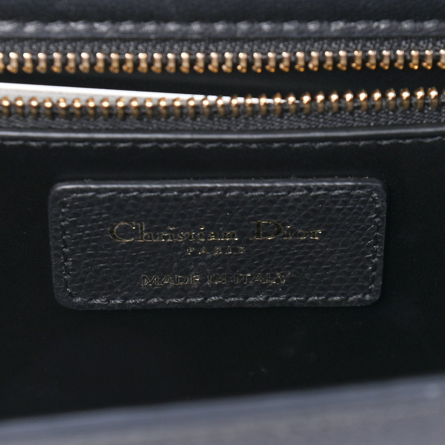 Grained Calfskin Embossed 30 Montaigne Chain Flap Bag Black