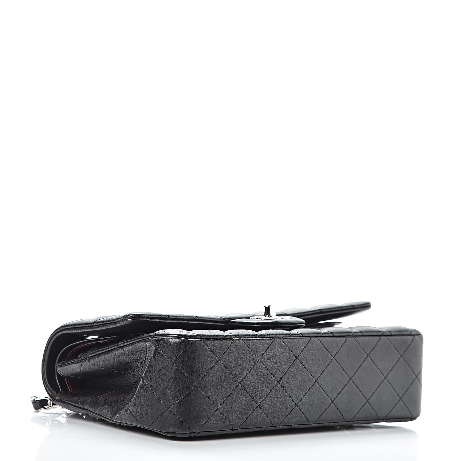 Chanel Lambskin Quilted Medium Double Flap Black 4 of 11