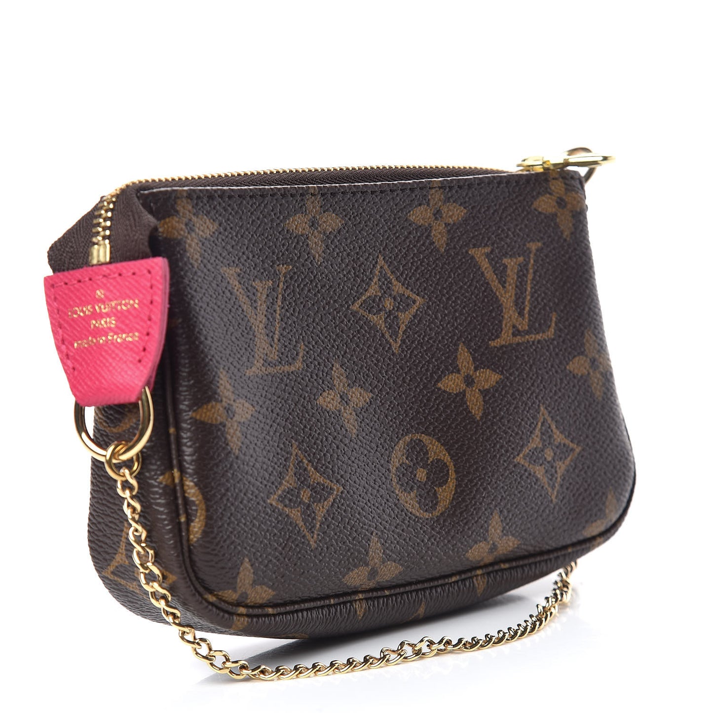 Monogram 2019 Christmas Animation Mini Courchevel Pochette Accessories Fuchsia