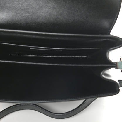 Saint Laurent Patent Embossed Small Le Monogramme Satchel Black 5 of 8