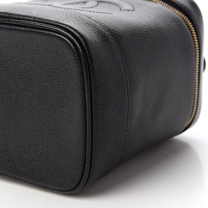 Chanel Caviar Cosmetic Vanity Bag Black 7 of 11