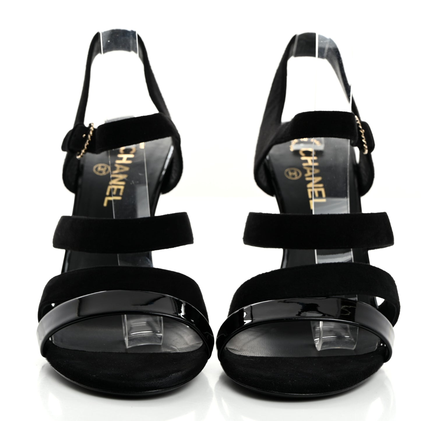 Kid Suede Pearl Sandals 41 Black