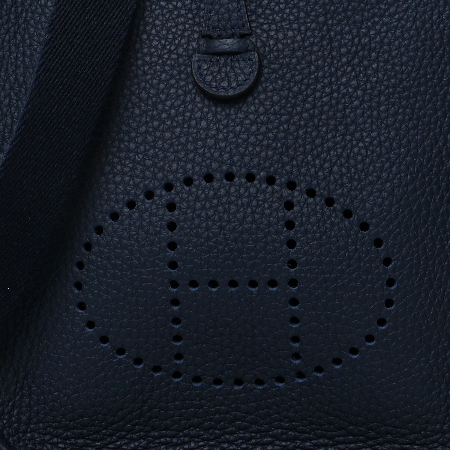 Hermes Taurillon Clemence Amazone Evelyne TPM Bleu Nuit Bleu Indigo 7 of 9