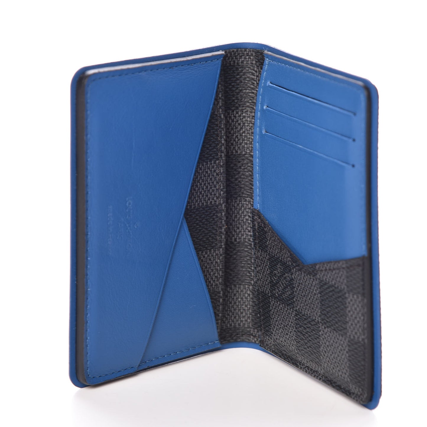 Damier Graphite Pocket Organizer Blue