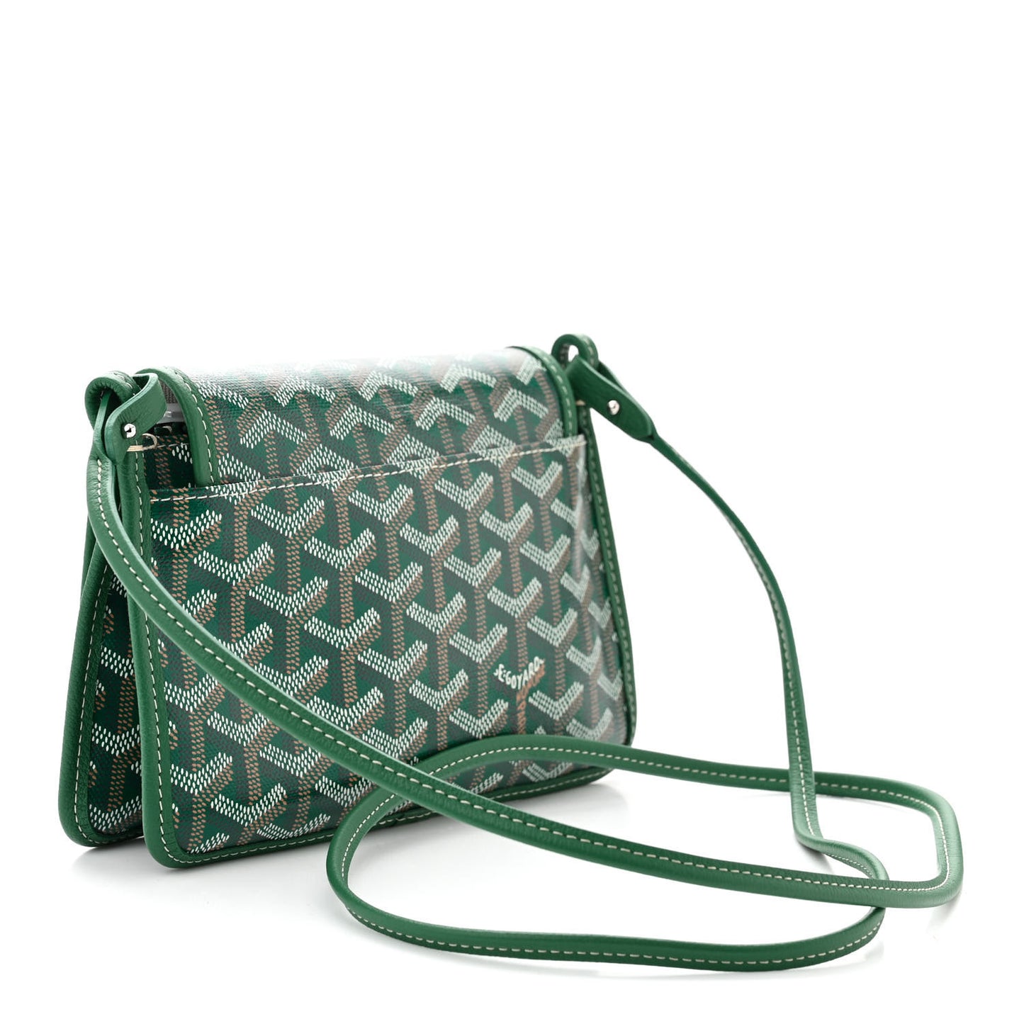 Goyardine Plumet Wallet Clutch Green