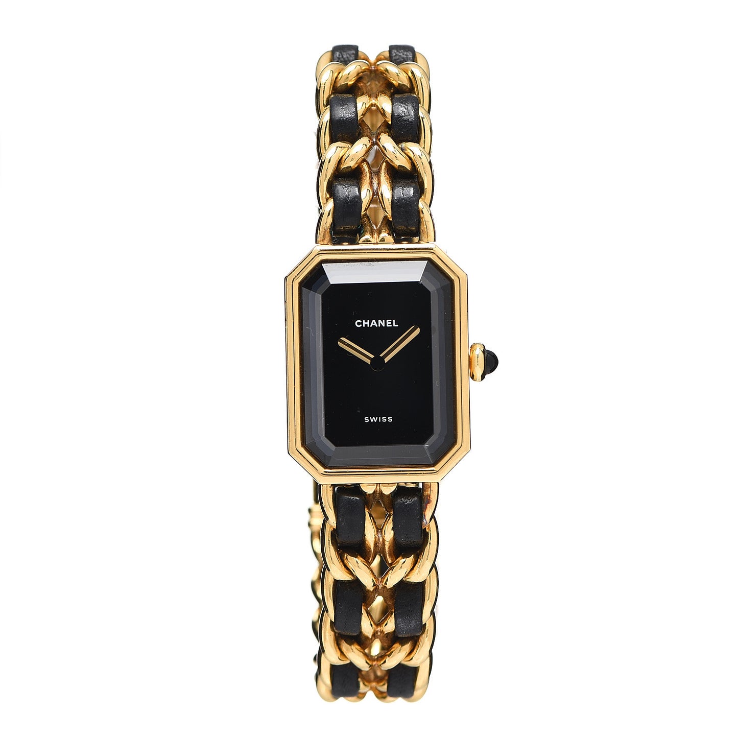 Stainless Steel Lambskin 20mm Chain Premiere Quartz Watch Gold M