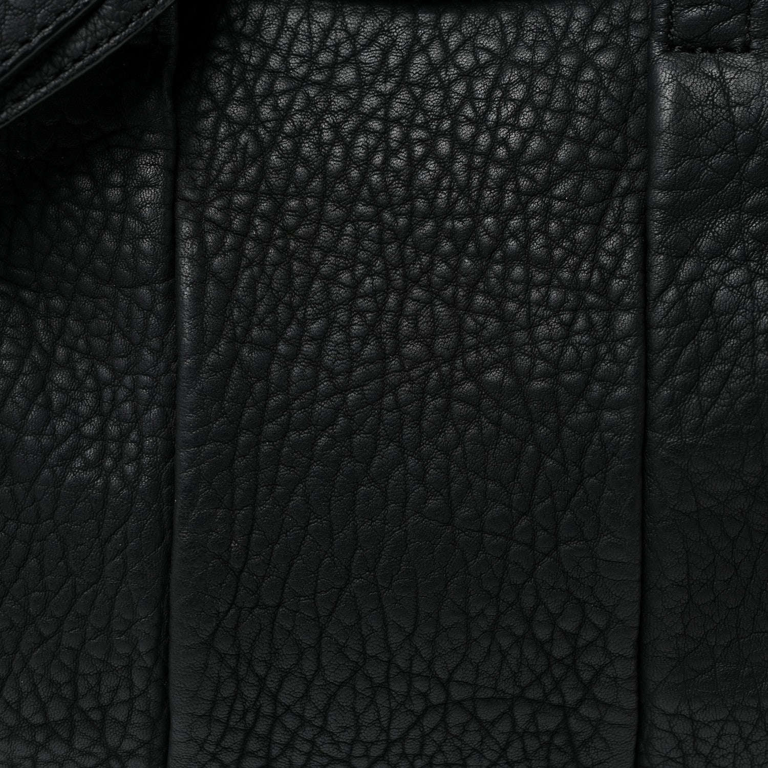 Alexander Wang Pebbled Lambskin Rockie Black Iridescent Hardware 6 of 14