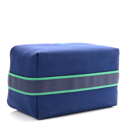 Hermes Canvas Large Bride-A-Brac Pouch Marine 4 of 9