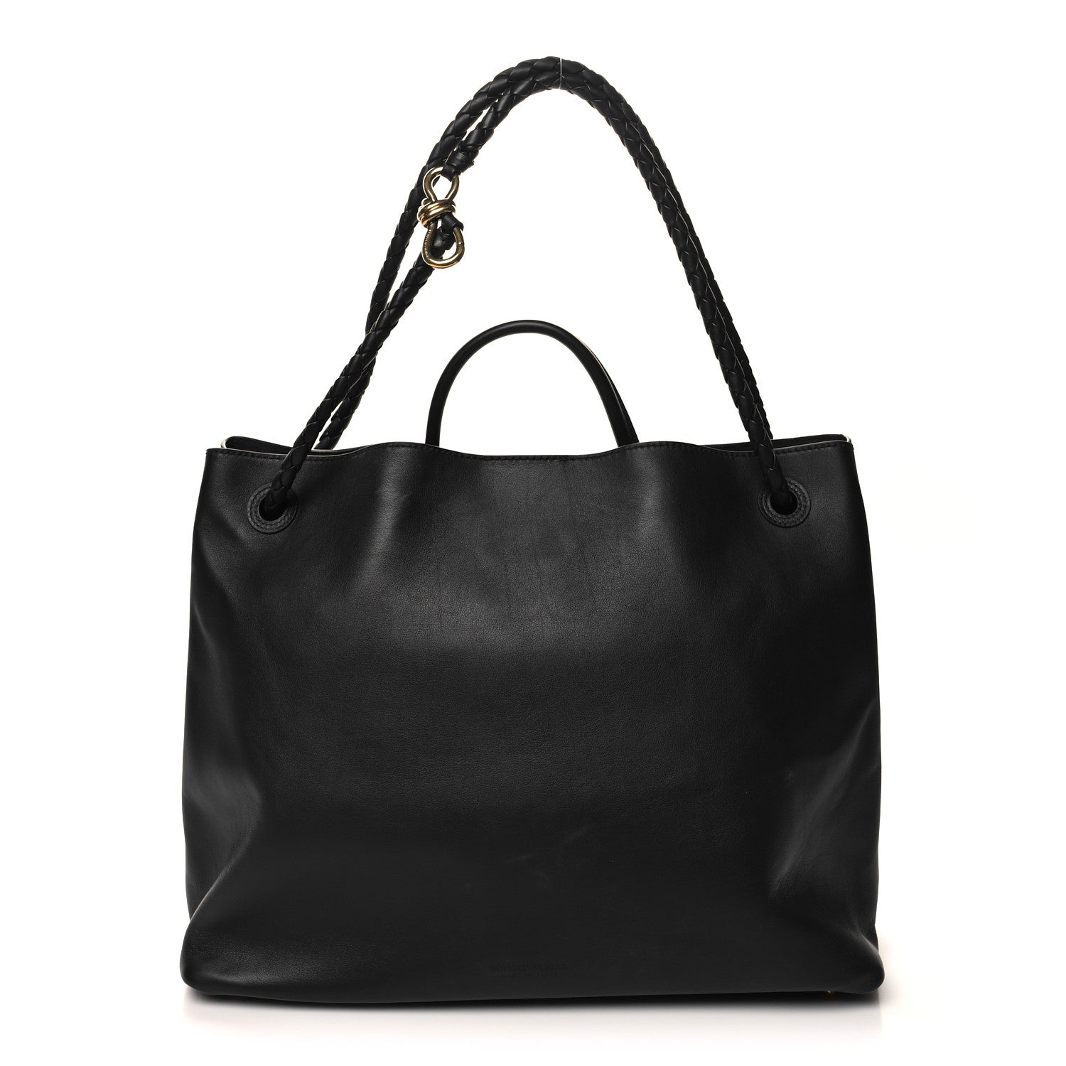 Bottega Veneta Silky Calfskin Large Andiamo Shoulder Bag Fondant 1 of 9