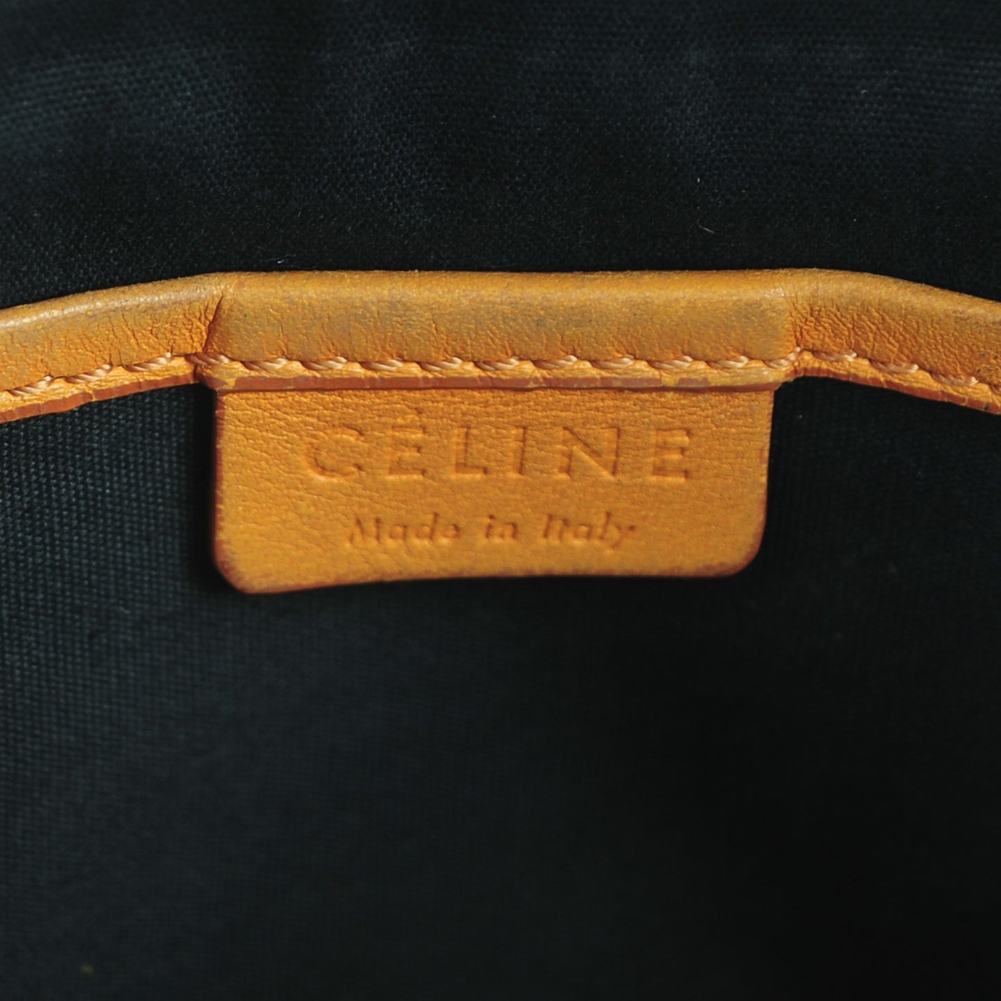 Smooth Calfskin Nano Luggage Dark Yellow