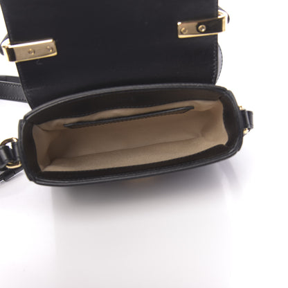 Chloe Shiny Calfskin Suede Mini C Double Carry Black 5 of 9